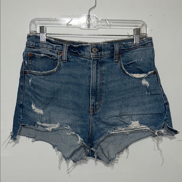 Abercrombie & Fitch Pants - Abercrombie & Fitch High Rise The Cutoff Denim Short 28/6